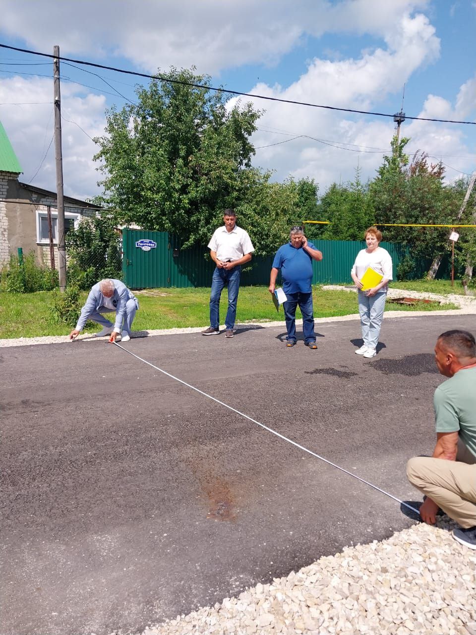 Приемка дороги по улице Почтовой в селе Новая Малыкла..