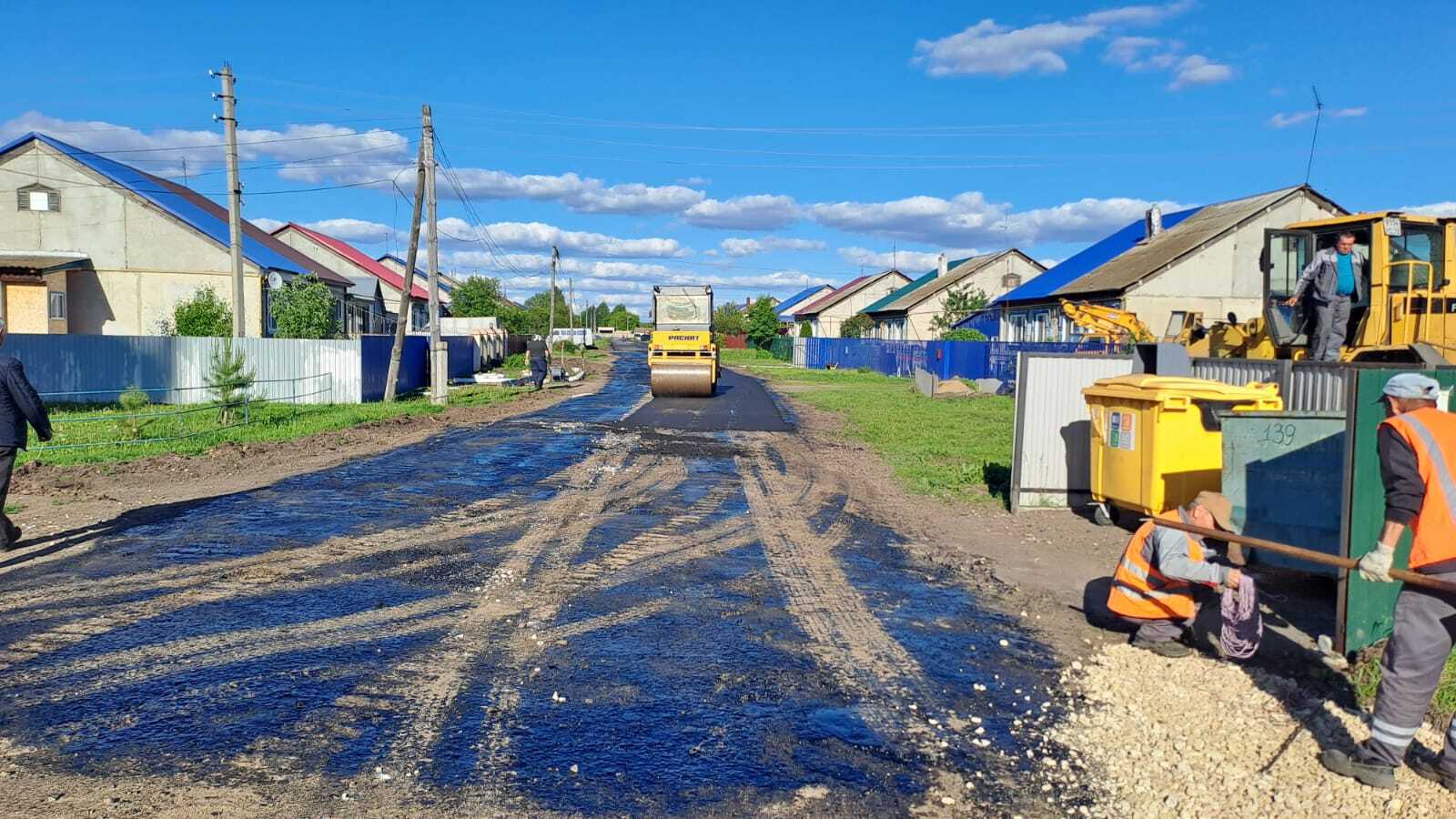 Ремонт дороги ул. Молодежная.