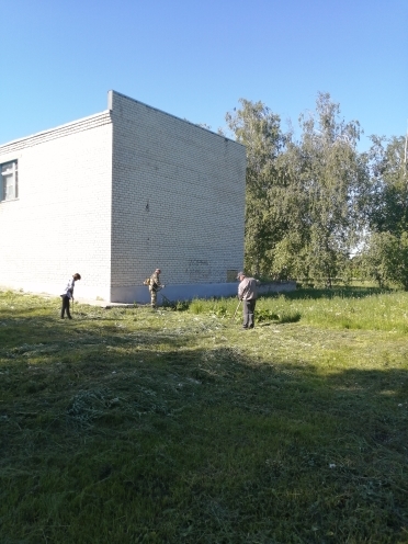 Покос травы.