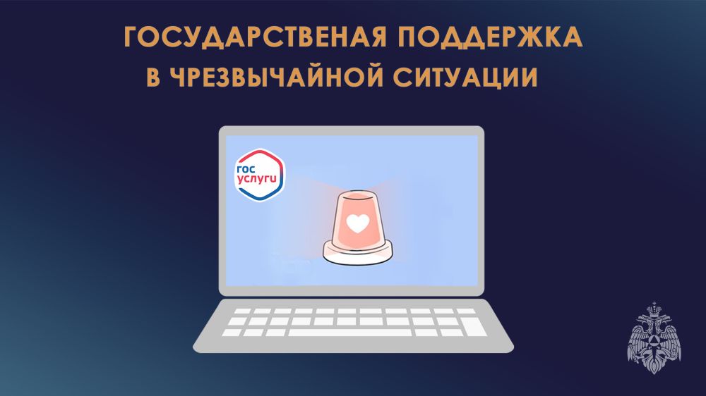 Граждане, пострадавшие в результате чрезвычайной ситуации, могут получить финансовую помощь через Госуслуги..