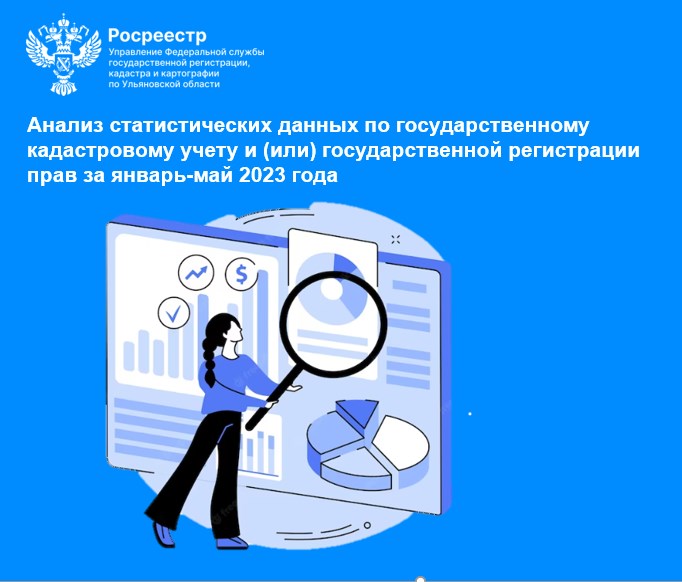 нализ статистических данных по государственному кадастровому учету и (или) государственной регистрации прав  за январь-май 2023 года.