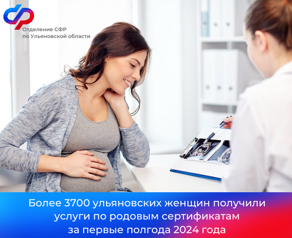 Более 3 700 ульяновских женщин получили услуги по родовым сертификатам за первые полгода 2024 года. Более 3 700 ульяновских женщин получили услуги по родовым сертификатам за первые полгода 2024 года.